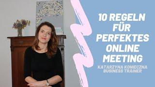 10 Regeln für ein perfektes Online-Meeting #1