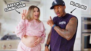 Pregnant Again?!  Telling My Boyfriend We're Having Baby #3… While STILL Pregnant! 