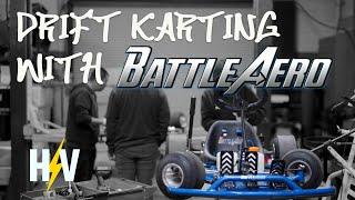 Testing, Tuning, Drifting. Gas & Electric Drift Karts at Battle Aero HQ!