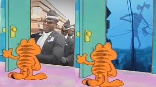 Garfield Answers The Door To Random Strangers 4 [FUNNY EDITION] | Siren Head | Coffin Dance | Sans