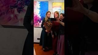 Открытие выставки «Миры Вдохновения» в Санкт-Петербурге️‍ #аннагуречкина #мирывдохновения #масло