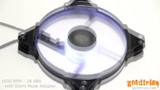Cooler Master JetFlo 120 Case Fan Speed vs Noise Demo