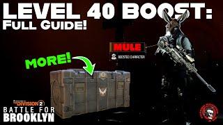 How to Use Level 40 Boost - The Division 2 Battle for Brooklyn