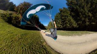 Kronplatz Italy, speedflying the Sylvester line on the @go.flare.global Moustache 13m.