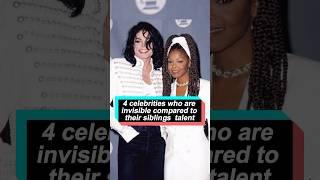 4 celebrities who are invisible compared to their siblings’ talent#celebrity #foryou #usa #fyp