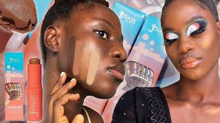 NEW JUVIA'S PLACE SHADE STICK FOUNDATION FOR DARK SKIN | Is It Any Good? Review &  Detailed Tutorial