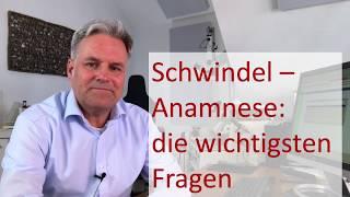 Schwindel Anamnese: die wichtigsten Fragen