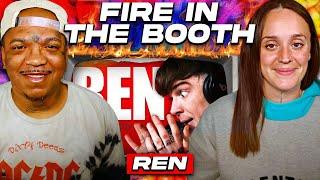 Americans FIRST TIME reacting to Ren on FIRE IN THE BOOTH!