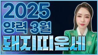  2025년 3월 돼지띠 운세 