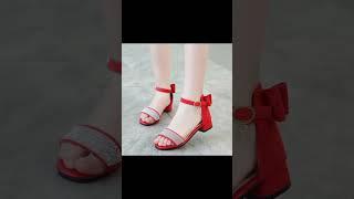 girls sandals #children heel shoes 2023 collection 