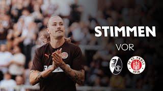 Jackson Irvine und Connor Metcalfe vor dem Spiel beim SC Freiburg