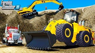 OUR "WHEEL LOADER" BANKRUPT THE GOLD MINE! NEW $375,000 LOADER ON FLAT SURVIVAL - Farming Simulator