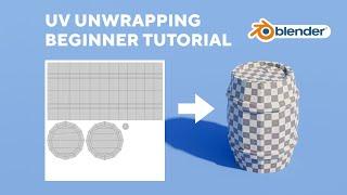 GAME ASSET BEGINNER TUTORIAL - UV Unwrapping In Blender (Part 2/5)