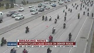 Motorcyclist cause chaos on Denver roads