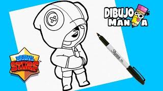 COMO DIBUJAR A LEON DE BRAWL STARS FACIL | how to draw leon | BRAWL STARS