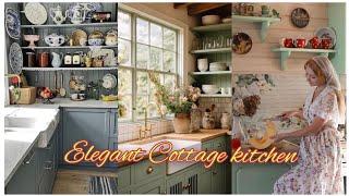 small kitchen organization ideas 2024//Elegante cottage kitchen decoration Ideas #kitchendesign