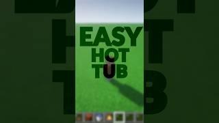 How to build a #minecraft hot tub! #gamesforkidshub