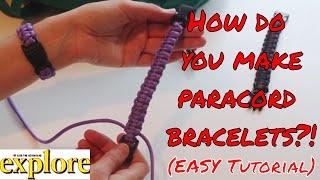 How to Make an Easy Paracord Survival Bracelet with Buckles Cobra Knot Tutorial | LIVE THE ADVENTURE