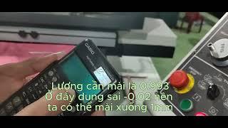 CẮT MẶT ĐẾ BẰNG MÁY MÀI PHẲNG TỰ ĐỘNG
