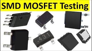 SMD mosfet testing using multimeter - how to test mosfet