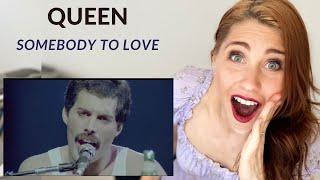 Stage Performance coach reacts to QUEEN 'Someboday To Love' live @Montreal