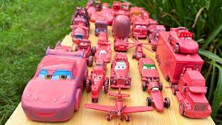 Clean up muddy minicars & disney pixar car convoys! Play in the garden