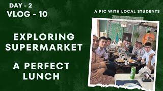 VLOG - 10 | DAY - 2 | EXPLORING LOCAL SUPER MARKET | ENJOY FRESH BEAN COFFEE | A PERFECT LUNCH