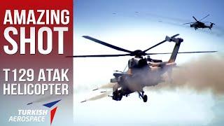 This is the spectacular action of the T129 ATAK Helicopter