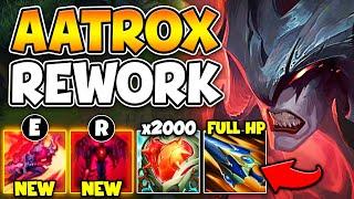 AATROX REWORK TURNED HIM INTO A LITERAL RAID BOSS! (100% HEALING ON ABILITIES)