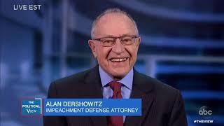 Dershowitz says his job is to defend the constitution, ‘not any particular president’ | The View