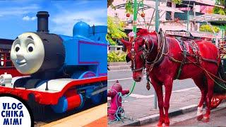 KOMPILASI LAGU ANAK NAIK KERETA API TUT TUT TUT | NAIK DELMAN ISTIMEWA - KERETA API THOMAS & FRIENDS