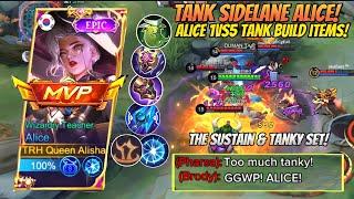 WHY ALICE PURE TANK BUILD GIVE WORST DAMAGE? | SUSTAINABILITY HACK| TOP GLOBAL ALICE GAMEPLAY |MLBB