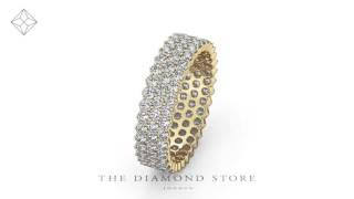 HG30 - Eternity Ring JASMINE 18K Gold DIAMOND 2.00CT