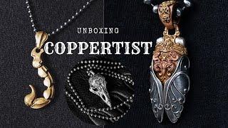 Unboxing Coppertist Haul | Necklace and Pendant | Cicada | Scorpion | Raven Skull