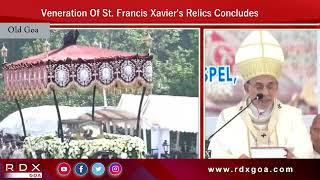 Veneration Of St  Francis Xavier's Relics Concludes