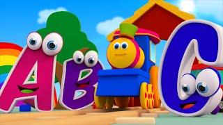 Боб, поезд - ABC песня | ABC поезд | Bob, The Train - ABC Song (Russian)