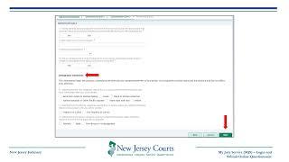 My Jury Service MJS: Login and Submit Online Questionnaire