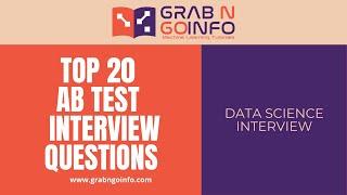 Top 20 AB Test Interview Questions and Answers | Data Science | Hypothesis Testing