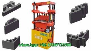 V5 small habiterra block machine, concrete interlocking lego brick maker