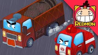 The manhole Thief | Rescue cars | REDMON