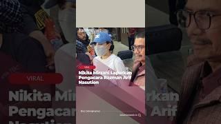 Nikita Mirzani Laporkan Pengacara Razman Arif Nasution #nikitamirzani #razmanarifnasution #shorts