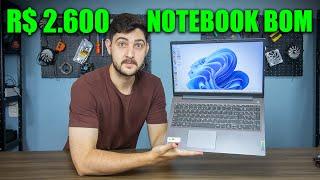 O NOTEBOOK POR R$ 2600 PRA ESTUDAR, TRABALHAR E JOGAR!! LENOVO IDEAPAD 3