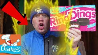 Drakes Ring Dings Cakes (Reed Reviews)