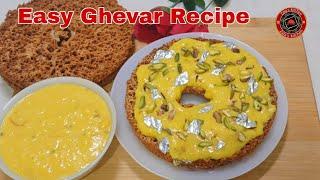 Ghevar Recipe/Rabdi Ghevar Banane Ka Aasan Tarika/Traditional Indian Sweet/Rakhi Aur Teej Special
