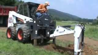 Bobcat 607 Skid Steer Backhoe Attachment For Loader Track For Sale Mark Supply Co Saxton Pa