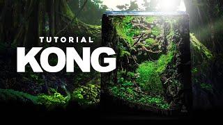 KONG - A Mysterious Low-Tech Nano Jungle | Aquascape Tutorial for Beginners