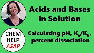 Live Stream- Acids and Bases in Solution