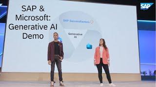 SAP and Microsoft: Generative AI Demo | SAP Sapphire 2023