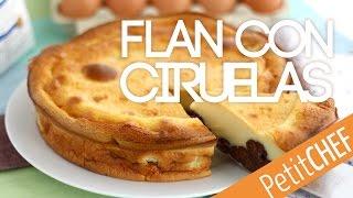 Far bretón, flan con ciruelas pasas | Petitchef