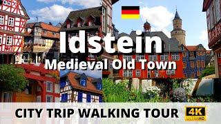 Idstein City Walk Tour | Exploring Germany | Incredible Old Town | 4K | Original City Sounds